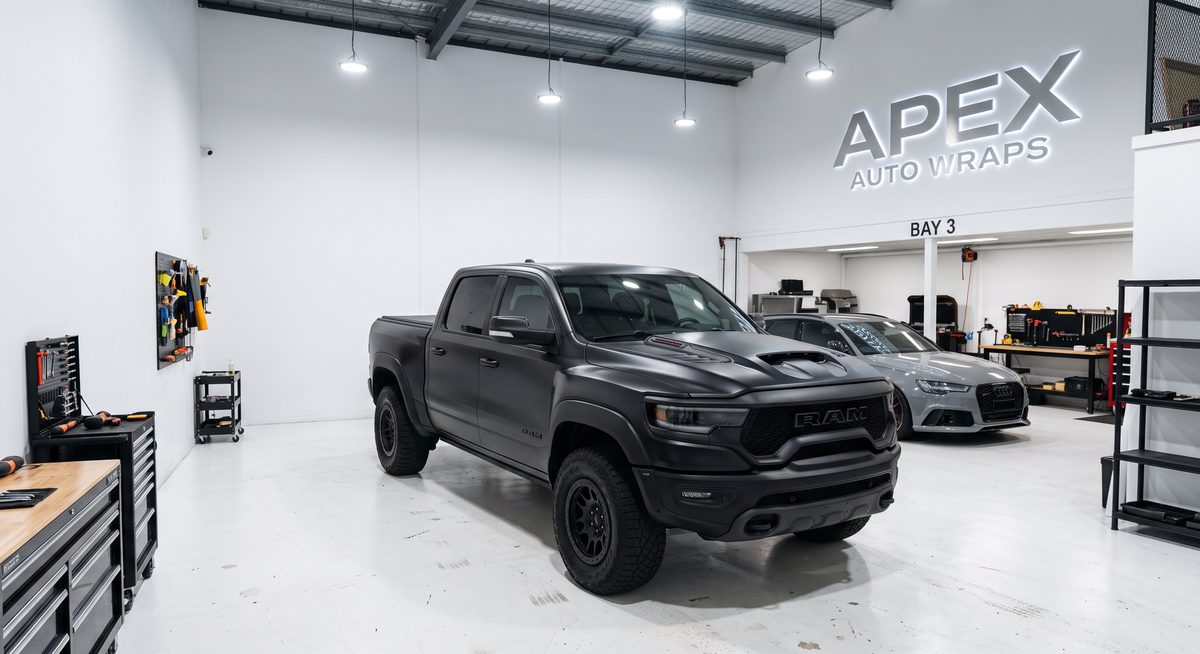 Matte Black Wrap, Ram TRX